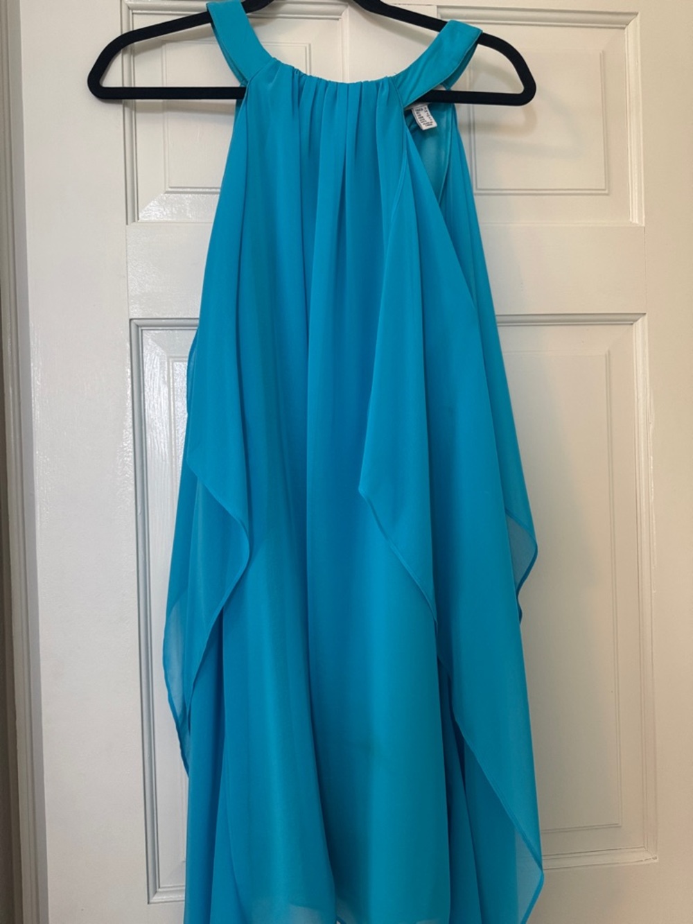 Badgley Mischka Turquoise Midi Dress
